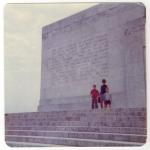 Mom, Scott and me at the San Jacinto Monument