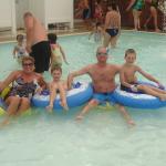 All of us at the waterpark.